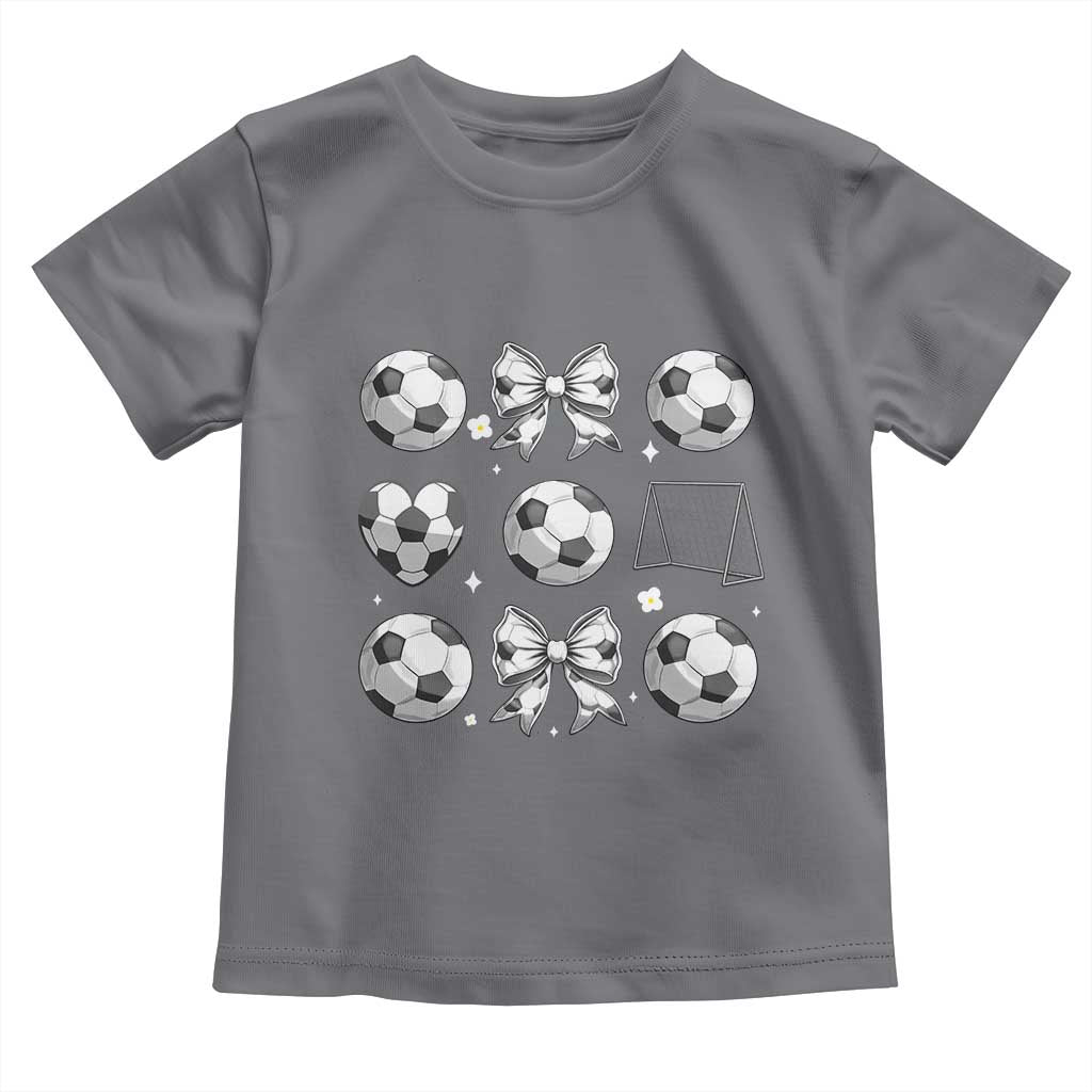 Game Day Coquette Aesthetic Toddler T Shirt Soccer Mom Gifts