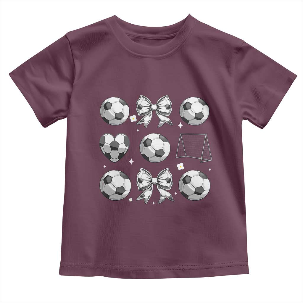 Game Day Coquette Aesthetic Toddler T Shirt Soccer Mom Gifts