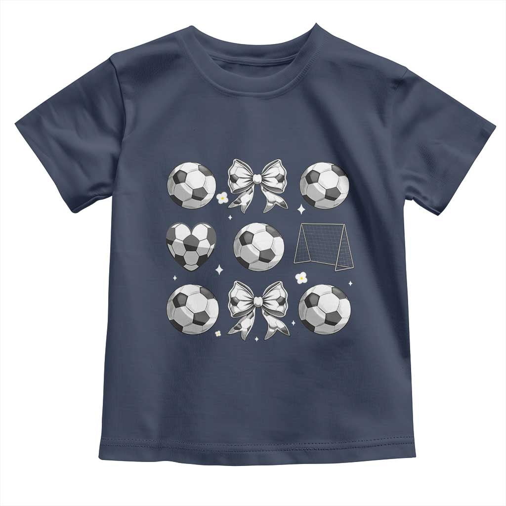 Game Day Coquette Aesthetic Toddler T Shirt Soccer Mom Gifts