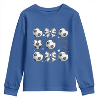 Game Day Coquette Aesthetic Youth Sweatshirt Soccer Mom Gifts