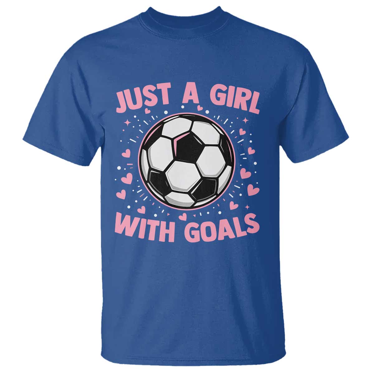 Just A Girl With Goals T Shirt Soccer Player Girl