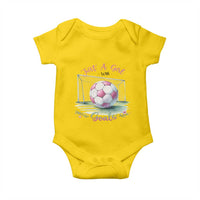 Just A Girl With Goals Baby Onesie Soccer Gift For Her