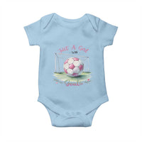 Just A Girl With Goals Baby Onesie Soccer Gift For Her