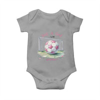 Just A Girl With Goals Baby Onesie Soccer Gift For Her