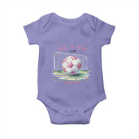 Just A Girl With Goals Baby Onesie Soccer Gift For Her
