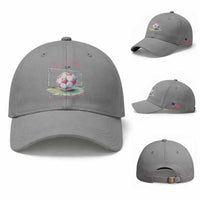 Just A Girl With Goals Baseball Cap Soccer Gift For Her