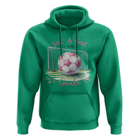 Just A Girl With Goals Hoodie Soccer Gift For Her
