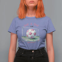 Just A Girl With Goals T Shirt For Women Soccer Gift For Her