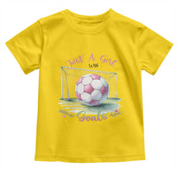 Just A Girl With Goals Toddler T Shirt Soccer Gift For Her