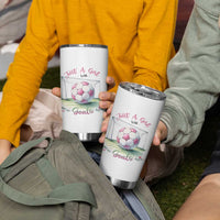 Just A Girl With Goals Tumbler Cup Soccer Gift For Her