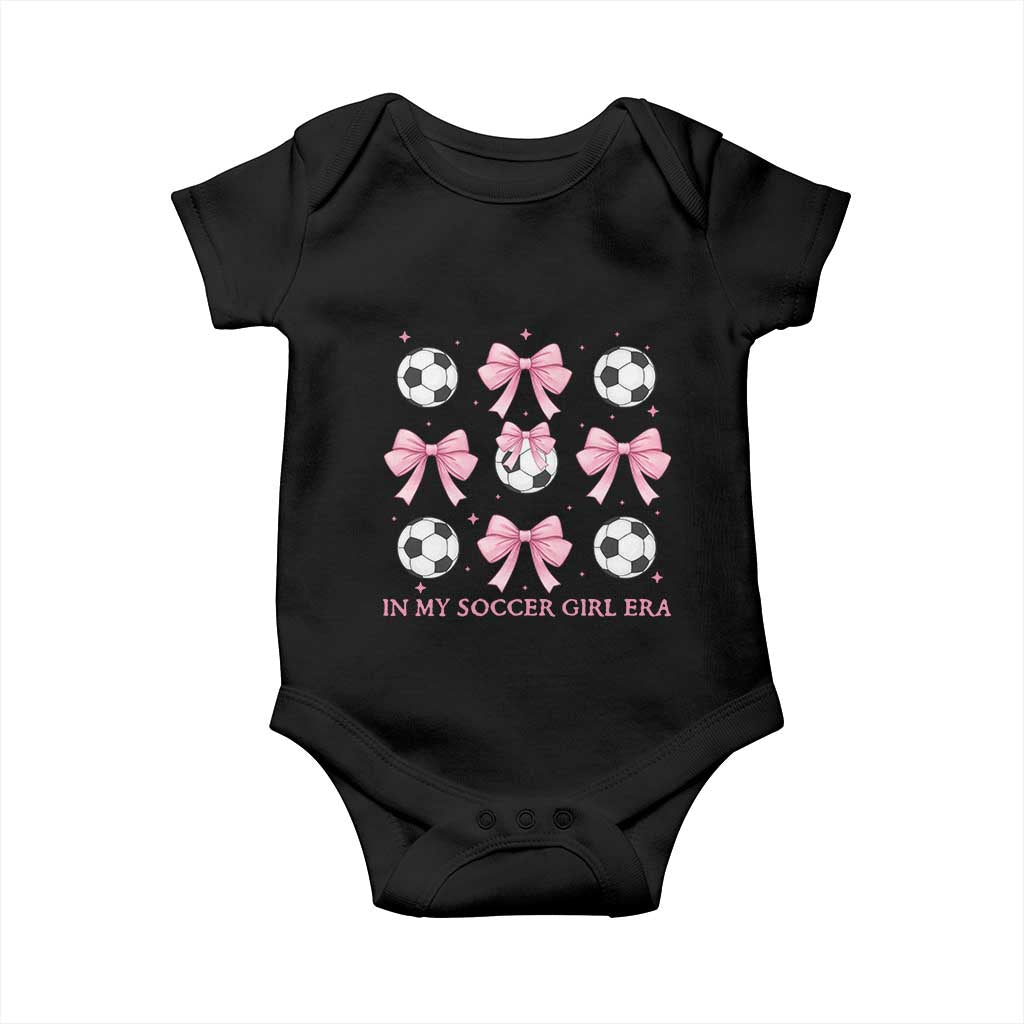 In My Soccer Girl Era Baby Onesie Funny Football Fan