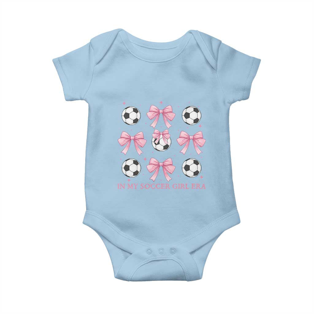 In My Soccer Girl Era Baby Onesie Funny Football Fan