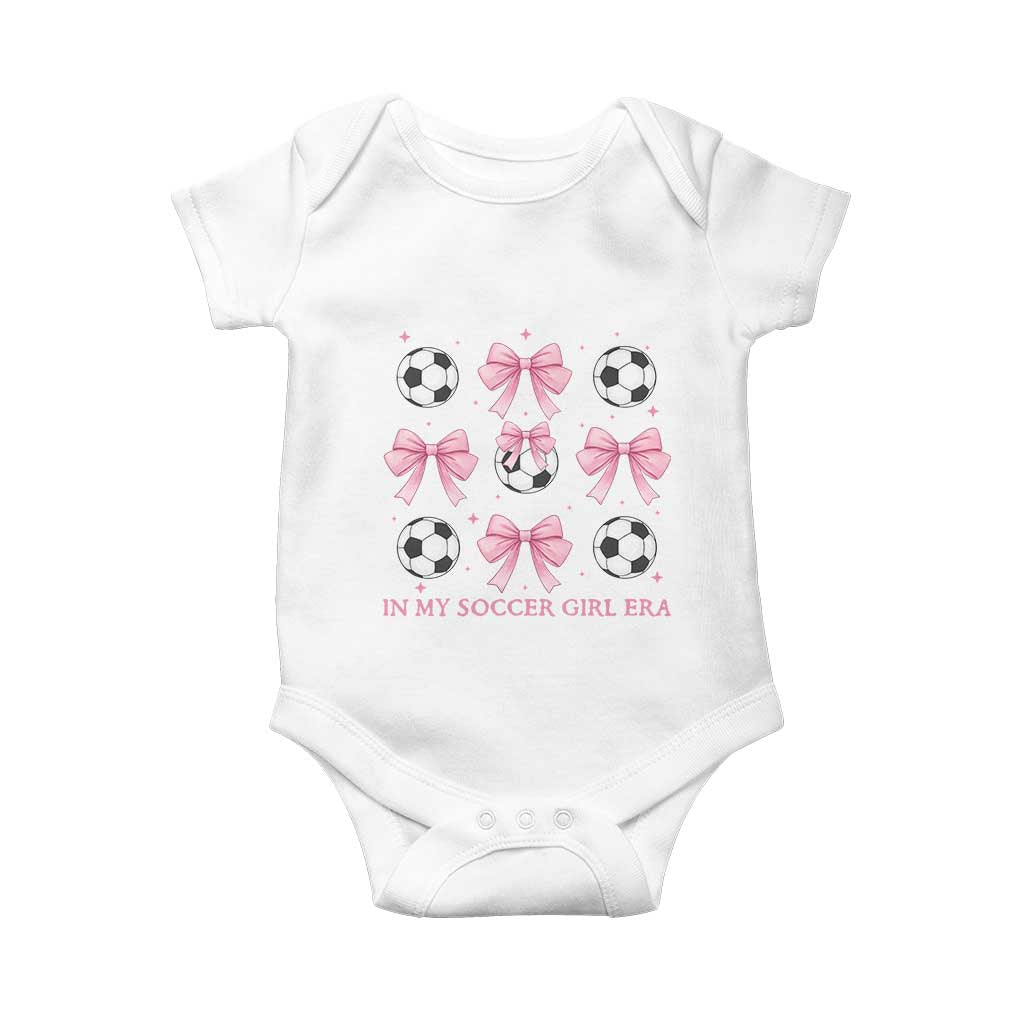 In My Soccer Girl Era Baby Onesie Funny Football Fan