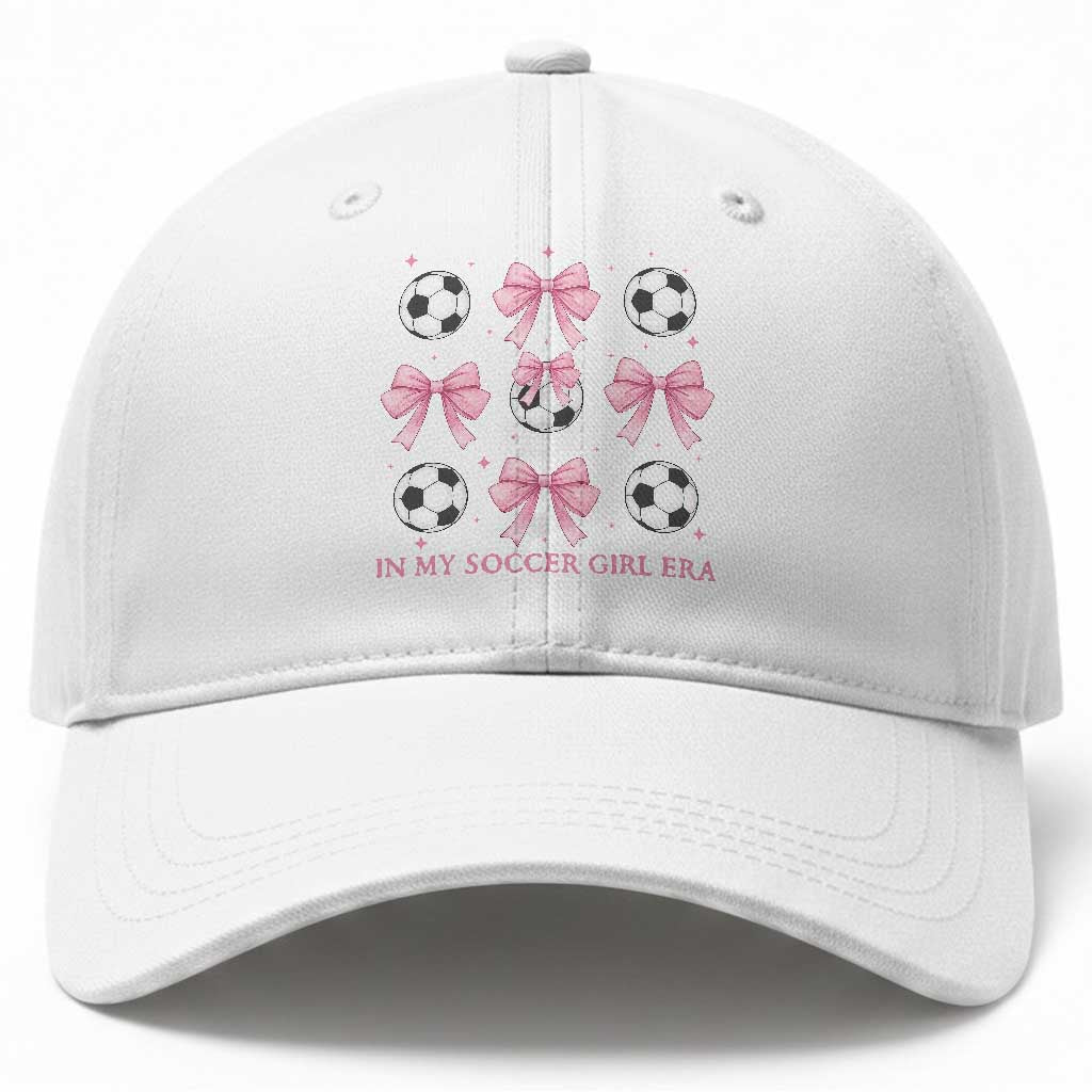 In My Soccer Girl Era Baseball Cap Funny Football Fan