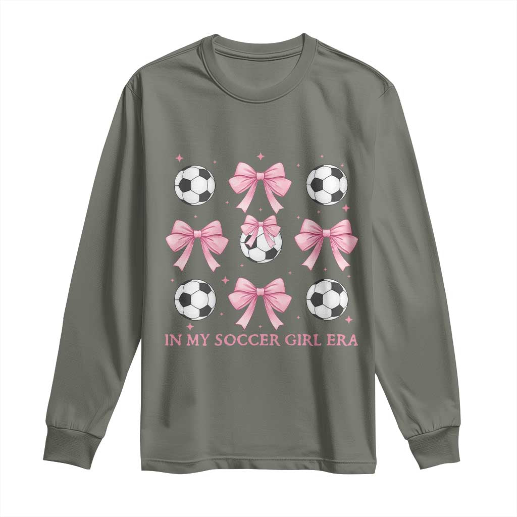 In My Soccer Girl Era Long Sleeve Shirt Funny Football Fan