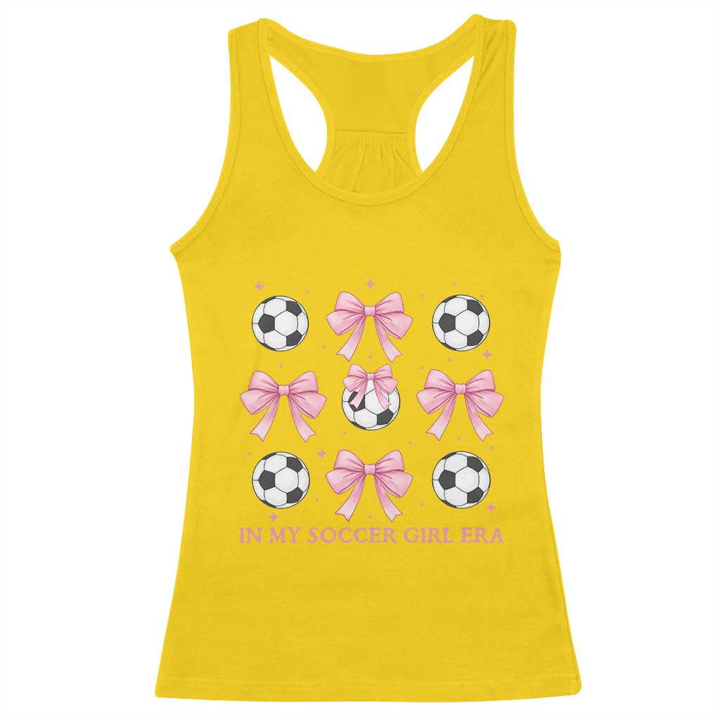 In My Soccer Girl Era Racerback Tank Top Funny Football Fan