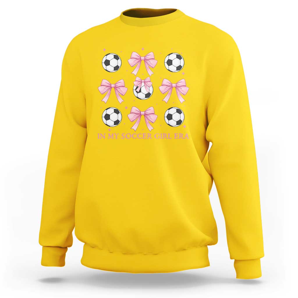 In My Soccer Girl Era Sweatshirt Funny Football Fan