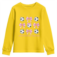 In My Soccer Girl Era Youth Sweatshirt Funny Football Fan