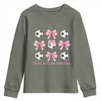 In My Soccer Girl Era Youth Sweatshirt Funny Football Fan