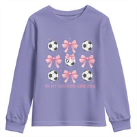 In My Soccer Girl Era Youth Sweatshirt Funny Football Fan