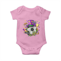 Mardi Gras Soccer Ball Baby Onesie Funny Soccer Player Gift