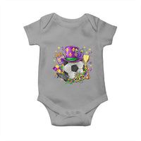 Mardi Gras Soccer Ball Baby Onesie Funny Soccer Player Gift