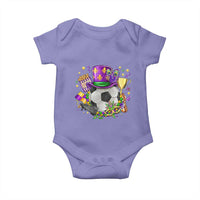 Mardi Gras Soccer Ball Baby Onesie Funny Soccer Player Gift