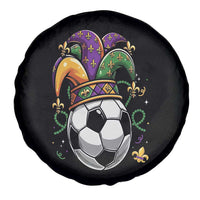 Mardi Gras Soccer Ball Spare Tire Cover Funny Louisiana Carnival Sports Gift