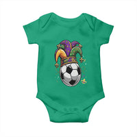 Mardi Gras Soccer Ball Baby Onesie Funny Louisiana Carnival Sports Gift