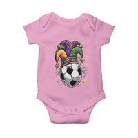 Mardi Gras Soccer Ball Baby Onesie Funny Louisiana Carnival Sports Gift