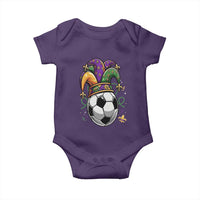 Mardi Gras Soccer Ball Baby Onesie Funny Louisiana Carnival Sports Gift