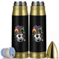 Mardi Gras Soccer Ball Bullet Tumbler Funny Louisiana Carnival Sports Gift