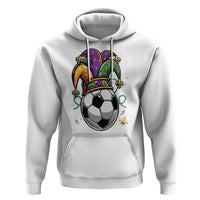 Mardi Gras Soccer Ball Hoodie Funny Louisiana Carnival Sports Gift