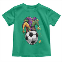 Mardi Gras Soccer Ball Toddler T Shirt Funny Louisiana Carnival Sports Gift