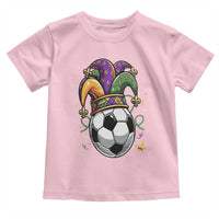 Mardi Gras Soccer Ball Toddler T Shirt Funny Louisiana Carnival Sports Gift