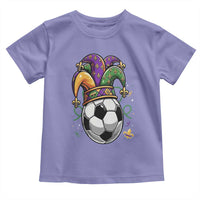 Mardi Gras Soccer Ball Toddler T Shirt Funny Louisiana Carnival Sports Gift