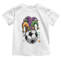 Mardi Gras Soccer Ball Toddler T Shirt Funny Louisiana Carnival Sports Gift