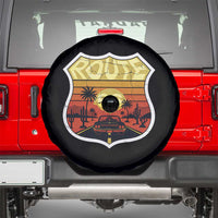 Retro Route Highway 66 Spare Tire Cover Vintage Americana Road Trip