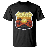 Retro Route Highway 66 T Shirt Vintage Americana Road Trip