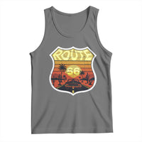 Retro Route Highway 66 Tank Top Vintage Americana Road Trip