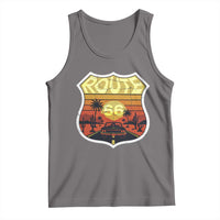 Retro Route Highway 66 Tank Top Vintage Americana Road Trip