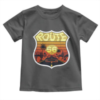 Retro Route Highway 66 Toddler T Shirt Vintage Americana Road Trip