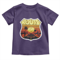 Retro Route Highway 66 Toddler T Shirt Vintage Americana Road Trip