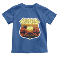 Retro Route Highway 66 Toddler T Shirt Vintage Americana Road Trip