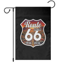 Route Highway 66 Centennial Garden Flag Vintage Distressed Americas Highway