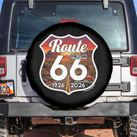 Route Highway 66 Centennial Spare Tire Cover Vintage Distressed Americas Highway