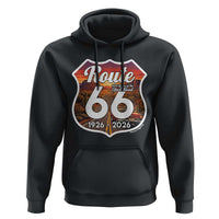 Route Highway 66 Centennial Hoodie Vintage Distressed Americas Highway