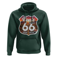 Route Highway 66 Centennial Hoodie Vintage Distressed Americas Highway