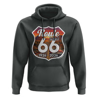 Route Highway 66 Centennial Hoodie Vintage Distressed Americas Highway