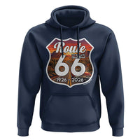 Route Highway 66 Centennial Hoodie Vintage Distressed Americas Highway